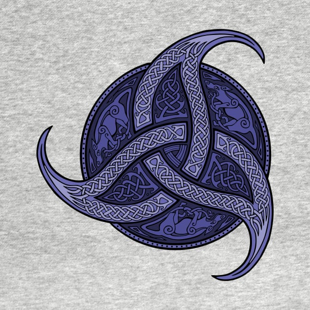 Trinity Knot - Purple by Daniel Ranger